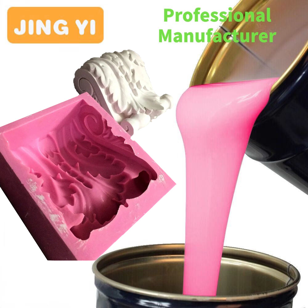 Liquid Rtv Silicone for Gypsum Molds Casting Chinese Factory Fast Delivery Excellent Elongation Liquid Molding Silicone Rubber