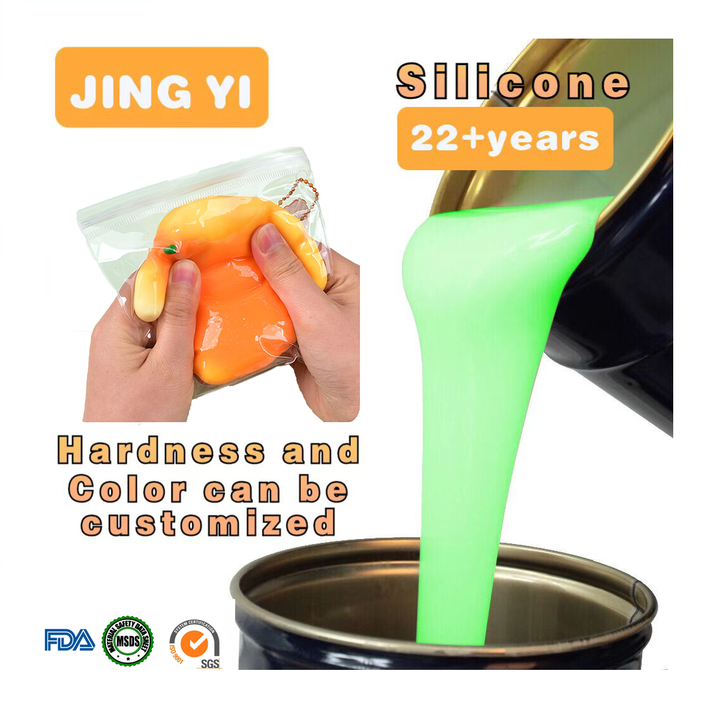 Premium Food Grade Soft Liquid Silicone Rubber Squishy Gel Anti Anxiety Product Making Silicone for Diy Stress Relief Toy