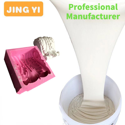 Liquid Rtv Silicone for Gypsum Molds Casting Chinese Factory Fast Delivery Excellent Elongation Liquid Molding Silicone Rubber