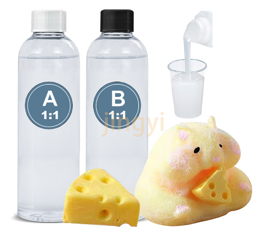 Skin-Safe, Food-Grade Liquid Silicone Rubber for DIY Squish Toys & Molds (Non-Toxic, Fast-Curing)