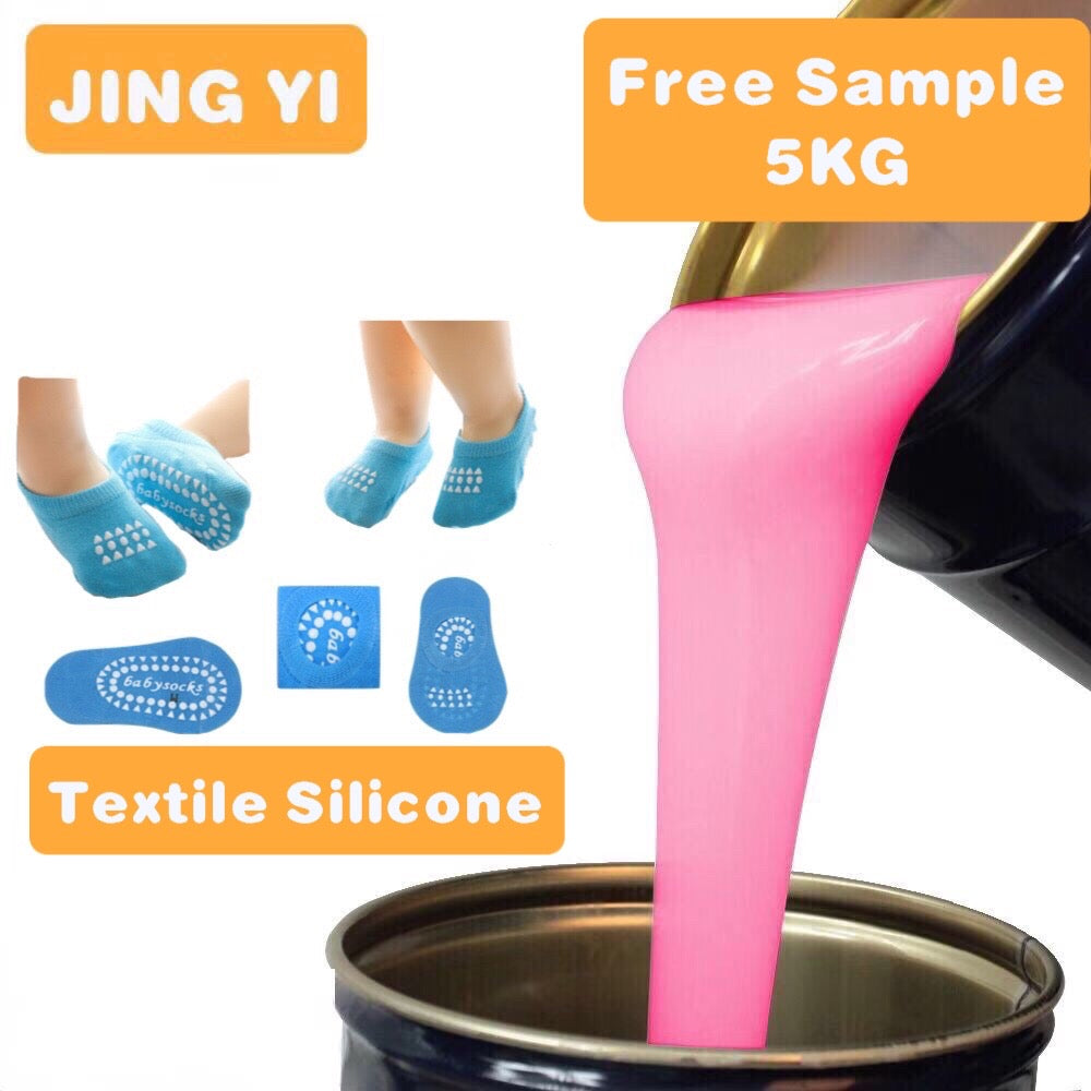 Manufacturer Production Liquid Silicone for Silicone for Non-slip Liquid Silicone Rubber on Yoga Socks, Printing Inks