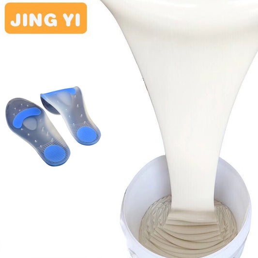 Wholesale Platinum Silicone for Transparent Silicone Shoe Products Soft Insole From Rubber Raw Material Rtv Silicone Rubber