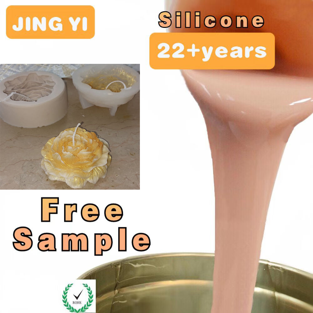 Wholesale Industrial Grade Silicone Rubber for 3d Flower Shape Handmade Candle Mold Making Soap Mould RTV-2 Silicone Rubber