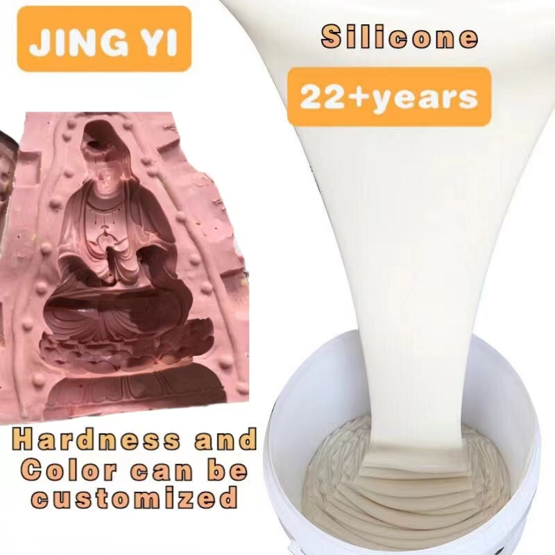 Free Sample RTV Liquid Silicone Rubber for Concrete Cement Mold Silicone Raw Material for Artificial Stone Silicone Rubber