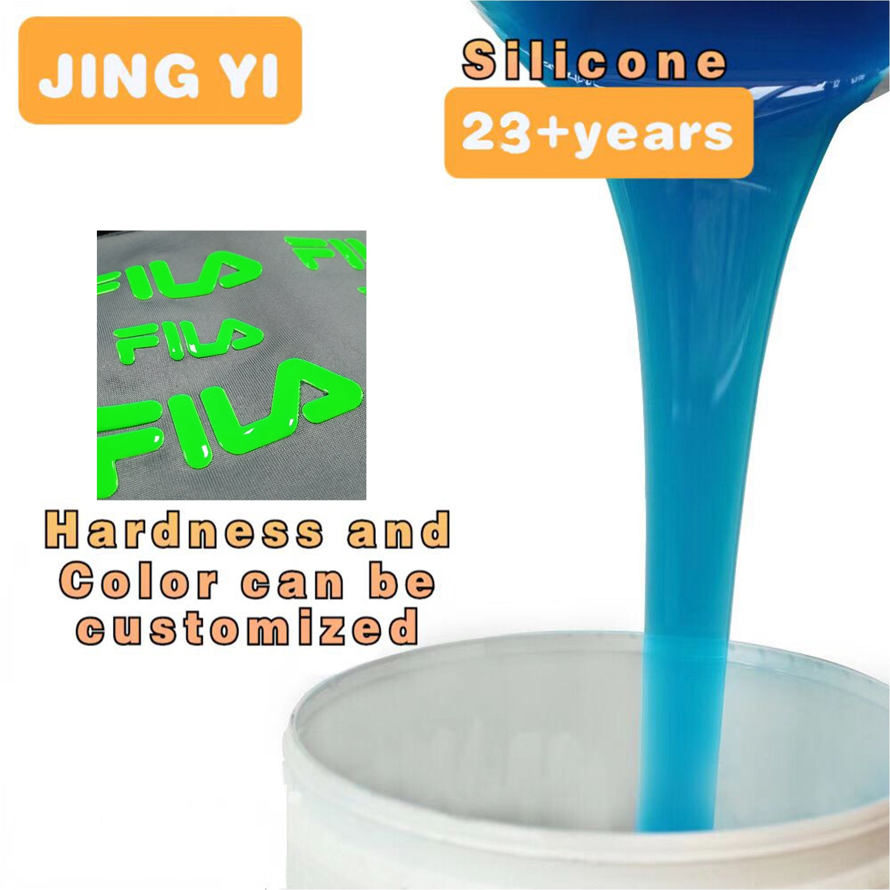 Pattern Is Seen Clearly Silicone Ink for 3D Heat Transfer Socks,Embossing Silicone Paste for Anti-slip Socks &Clothing &T-Shirt