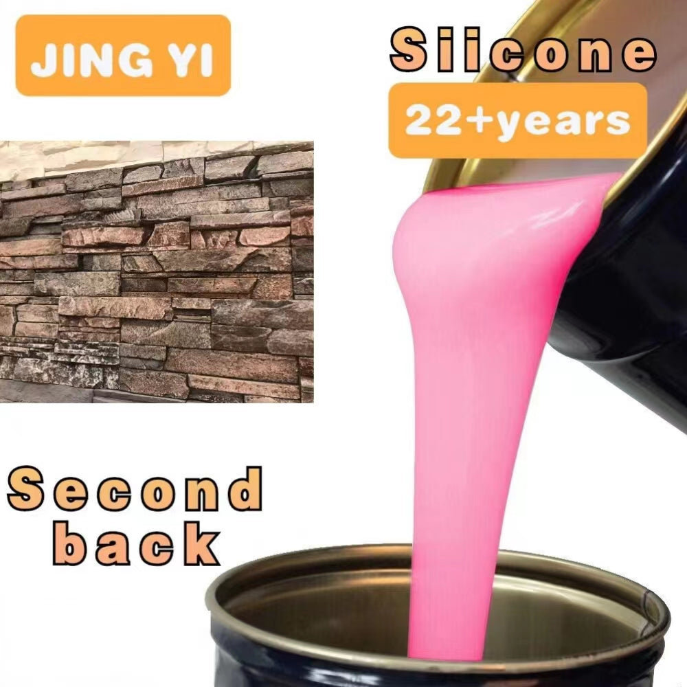 Pattern Is Seen clear Spot Sales 100% Safe RTV Silicone Rubber Mold Making 2 Part Liquid Silicone Rubber for Stone Molds Making