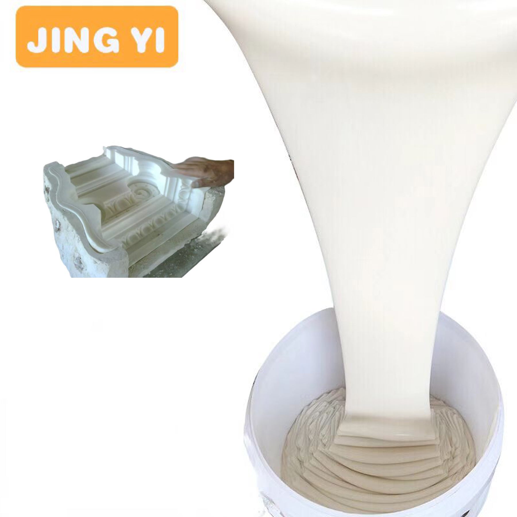 Free Sample Material Versatile Liquid Silicone Rubber for Concrete, Gypsum, and Plaster- Silicone for Making Mold