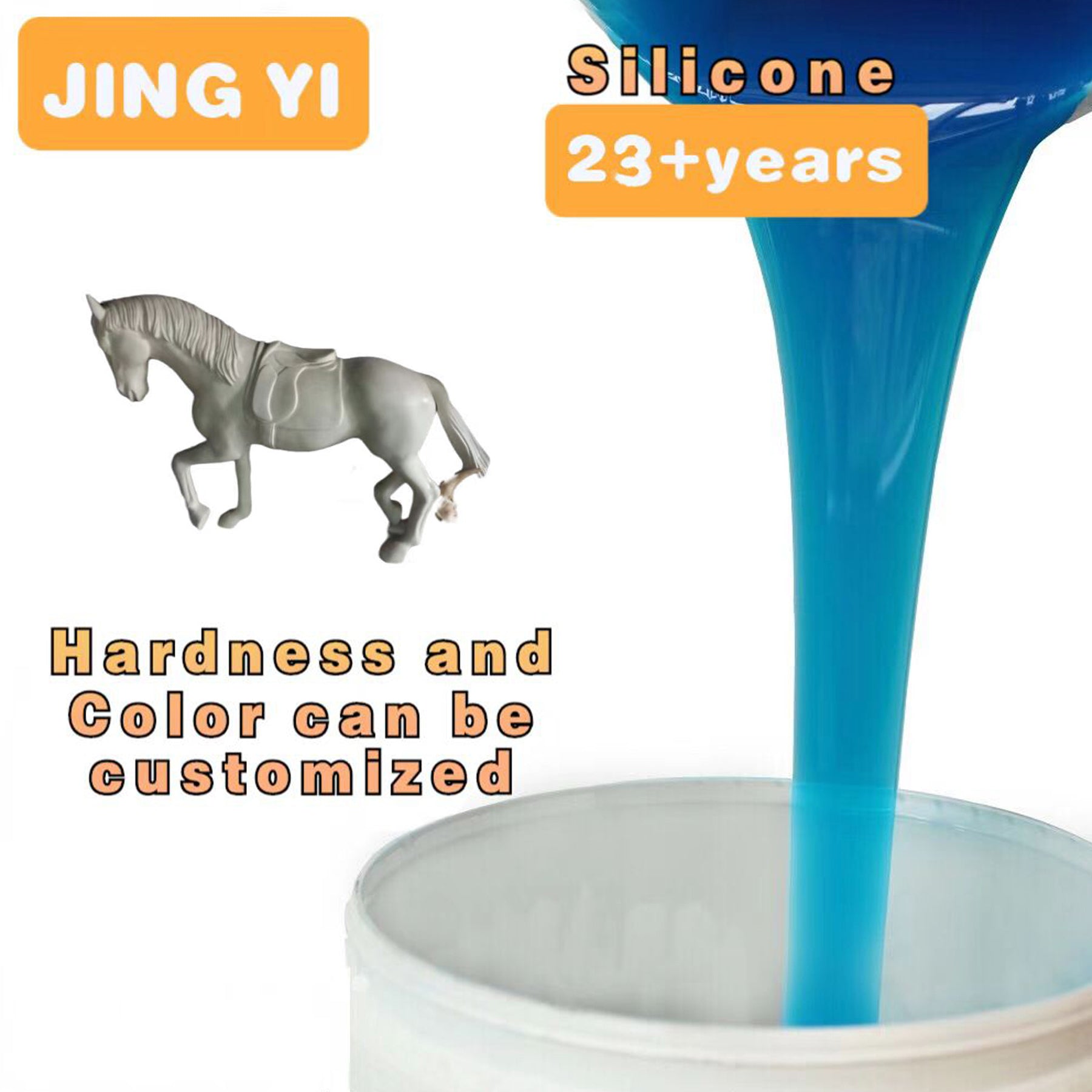 Free Sample RTV-2 Liquid Silicone Rubber for Crafting,Sculpture Mold Making Rtv2 Silicone Rubber