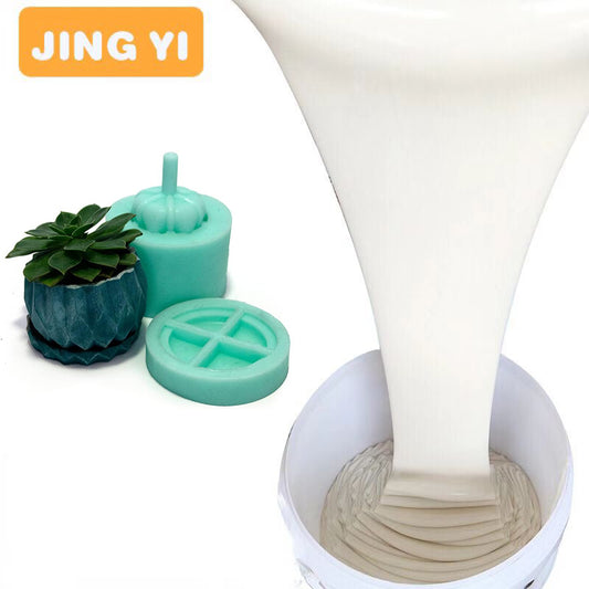 Hot Sale Liquid Silicone for DIY Concrete Molds Flower Pots Cement Mold Small Resin Molds Factory Sales RTV 2 Silicone Rubber