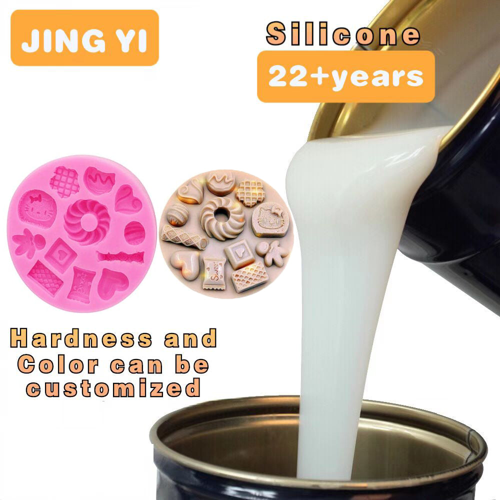 Wholesale Food Grade Liquid Silicone Rubber for Silicone Jelly Pudding Cookies Mold Good Mold Release Property Platinum Silicone