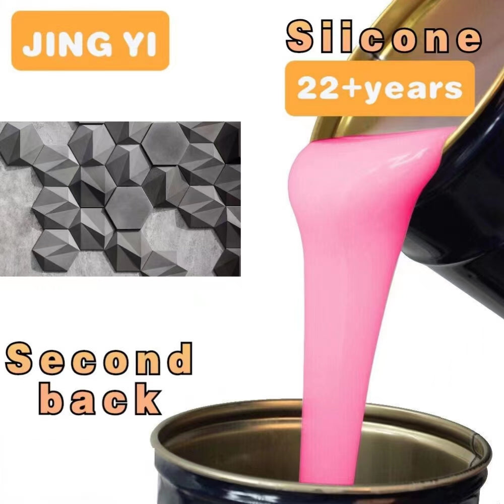 2023 Clear Mold Texture Casting Liquid Silicon Rubber for Craft Resin Mold Making Duplication Silicone Mold Rtv2 Silicone Rubber