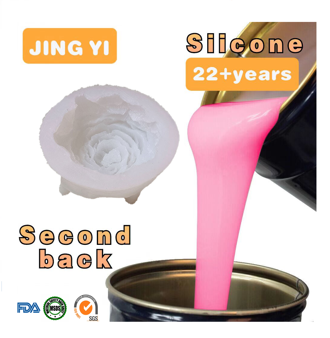 2024 Hot Sale Liquid Silicone Rubber Durable Silicone for Christmas Candle Products Mold Making Silicone Liquid for Mold