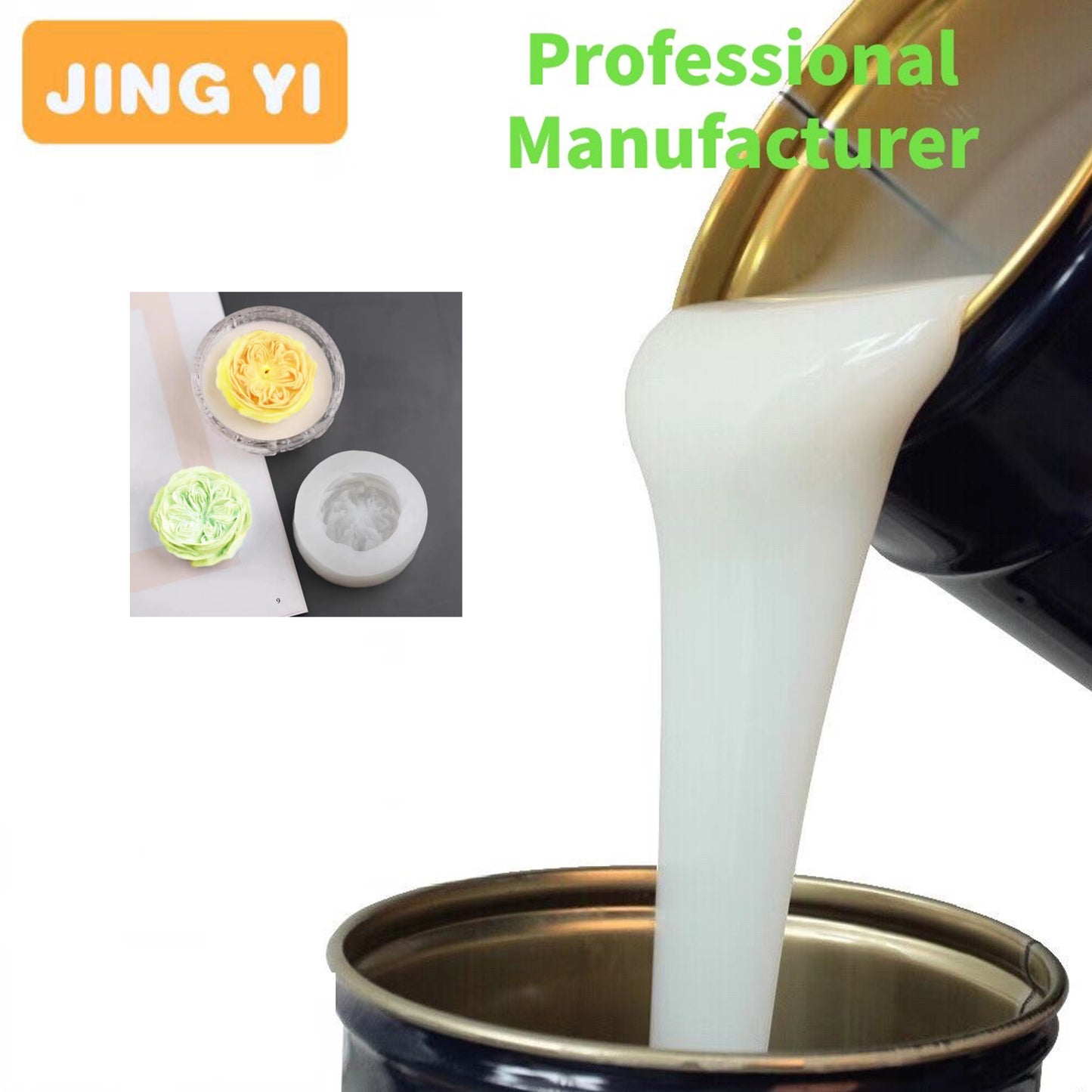 Clear Mold Texture White Silicone Rubber RTV 2 for Sculpture Mold Candle Stone Soap Mold Making
