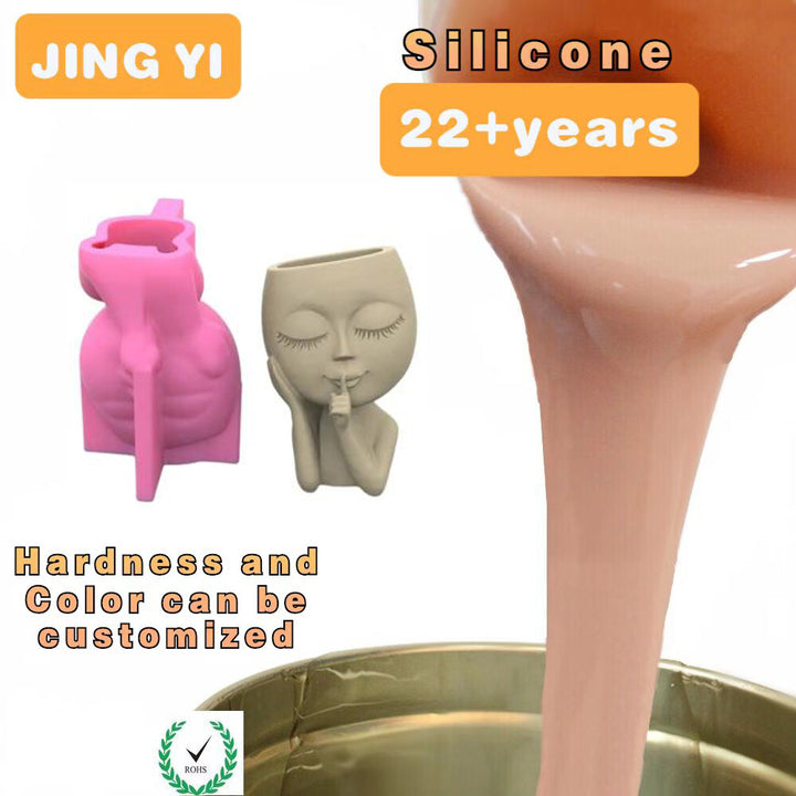 Silicone Manufacturer Cheap Price Wholesale Liquid Silicone for Flower Pot Concrete Mold Statue Cement Mold RTV2 Silicone Rubber