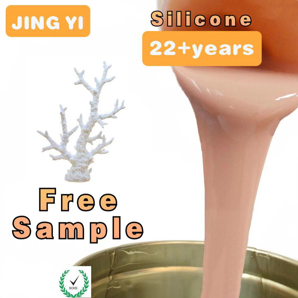 2024 New Liquid Silicone Rubber for Artificial Resin Coral Reef Sculpture Mold Wholesale High Transparent RTV2 Silicone Rubber