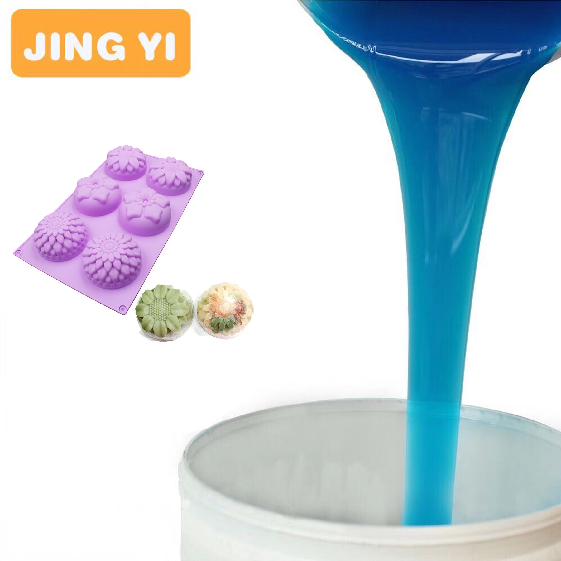 Over 22 Year clear Silicone High Temperature Silicone Addition Cured Food Grade Silicone for Cake Mold