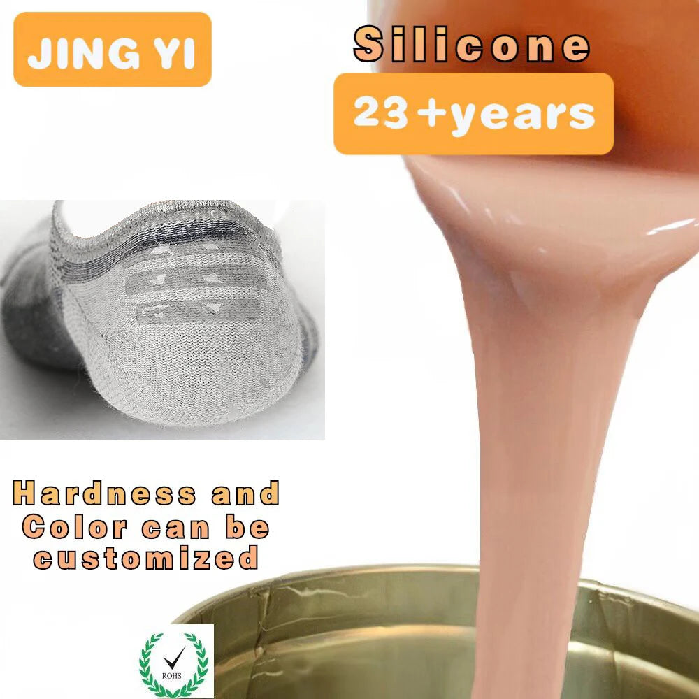 Fast Delivery Best Price Liquid Fabric Silicone Printing for Socks Anti Slip Support to Custom Textile Printing Silicone Rubber
