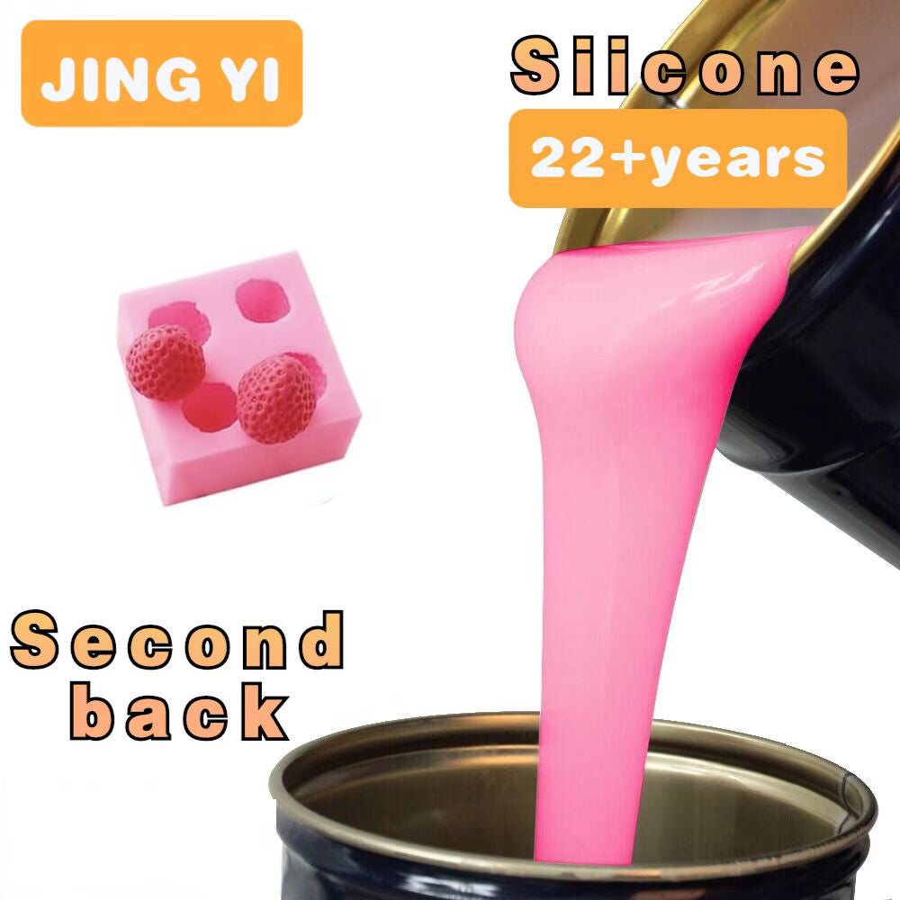 Two-component RTV 2 Liquid Silicone for Strawberry Fruit Cake Accessories Mold Aroma Wax Candle Molds Food Grade Silicone Rubber