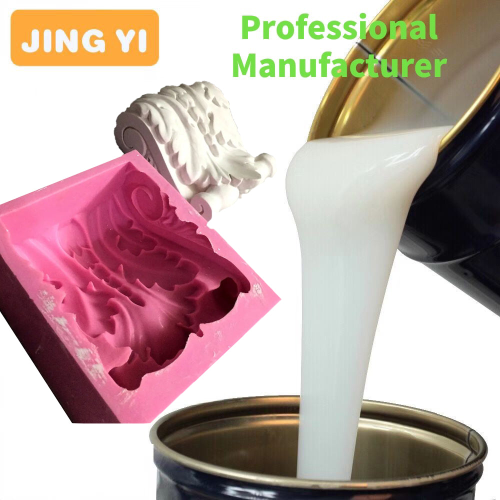 Liquid Rtv Silicone for Gypsum Molds Casting Chinese Factory Fast Delivery Excellent Elongation Liquid Molding Silicone Rubber