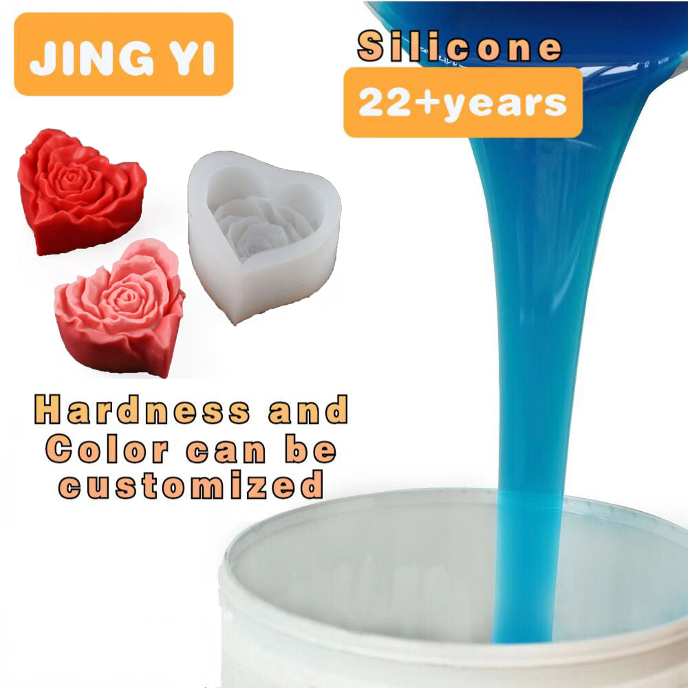 Factory Direct Sale Food Grade Silicone for Rose Heart Shaped Chocolate Mold DIY Cake Candy Jelly Baking Mold Silicone Rubber