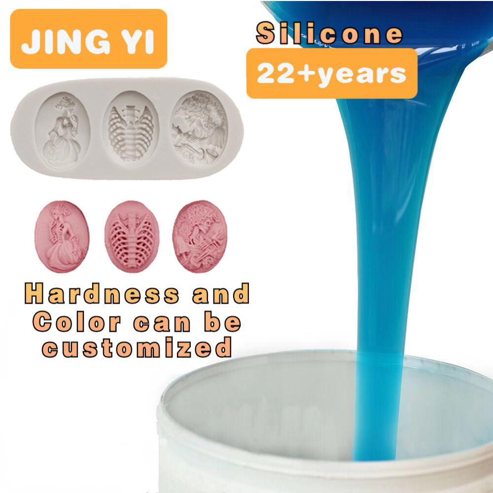 2024 New High Quality Silicone Rubber for Small Resin Crafts Mold Making Liquid Silicone for Food Grade RTV 2 Silicone Rubber