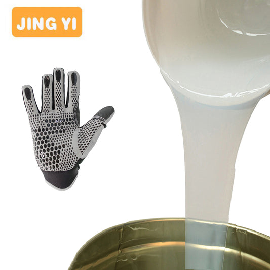 2024 New Style Liquid Silicone for Dotted Palms Gloves Anti-Slip Silicone Factory Fast Delivery Textile Tag Silicone Rubber