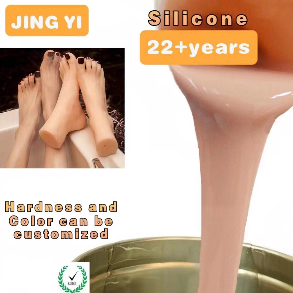 Factory Direct Production Transparent Rtv Silicon Rubber for Human Body Silicone Prosthetics Liquid Platinum Silicone Rubber