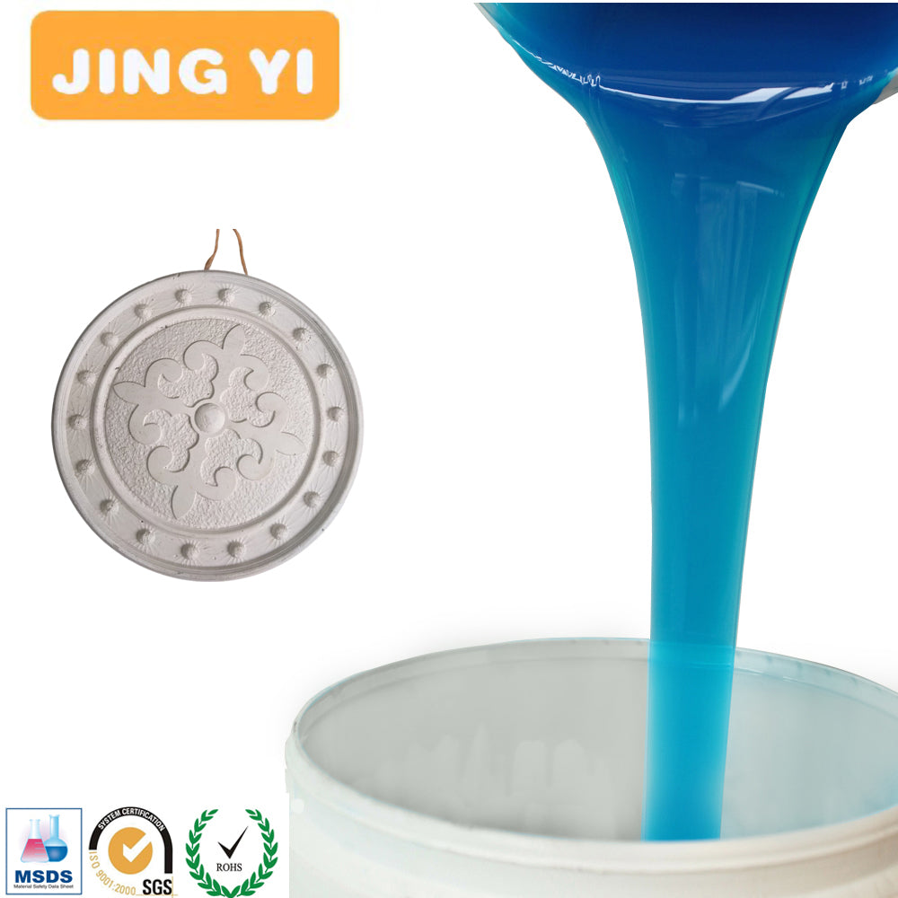 Top RTV Silicone for Plaster Craft Mold Rubber Mold for 3d Gypsum Decor Wall Panels Wholesale Clear Mold Texture Silicone Rubber