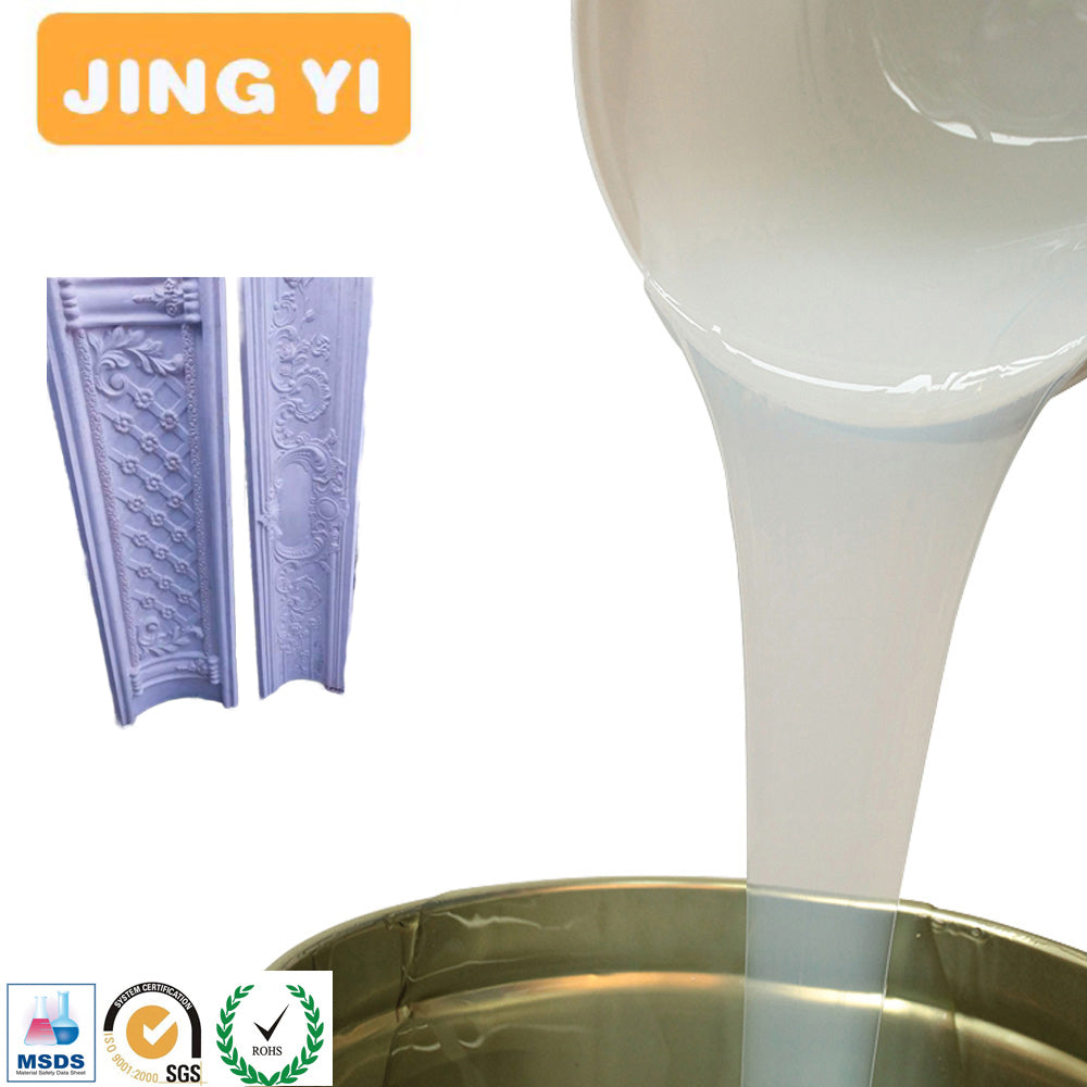 Factory Wholesale Tin Cured Silicone for Ceiling Cornice Mold Silicone Rtv for 3d Gypsum Decor Wall Panel Molds Silicone Rubber