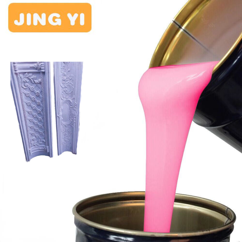 Factory Wholesale Tin Cured Silicone for Ceiling Cornice Mold Silicone Rtv for 3d Gypsum Decor Wall Panel Molds Silicone Rubber