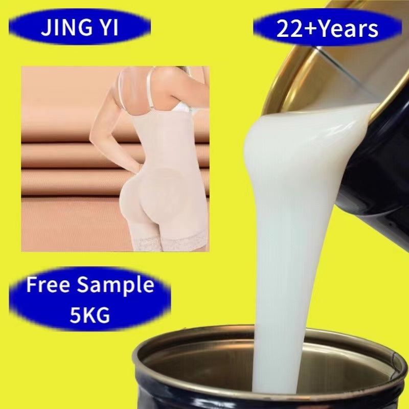 Hot Sale Factory Direct Production Liquid Silicone for Fabric Platinum Cured Transparent Silicone Rubber for Yoga Sock