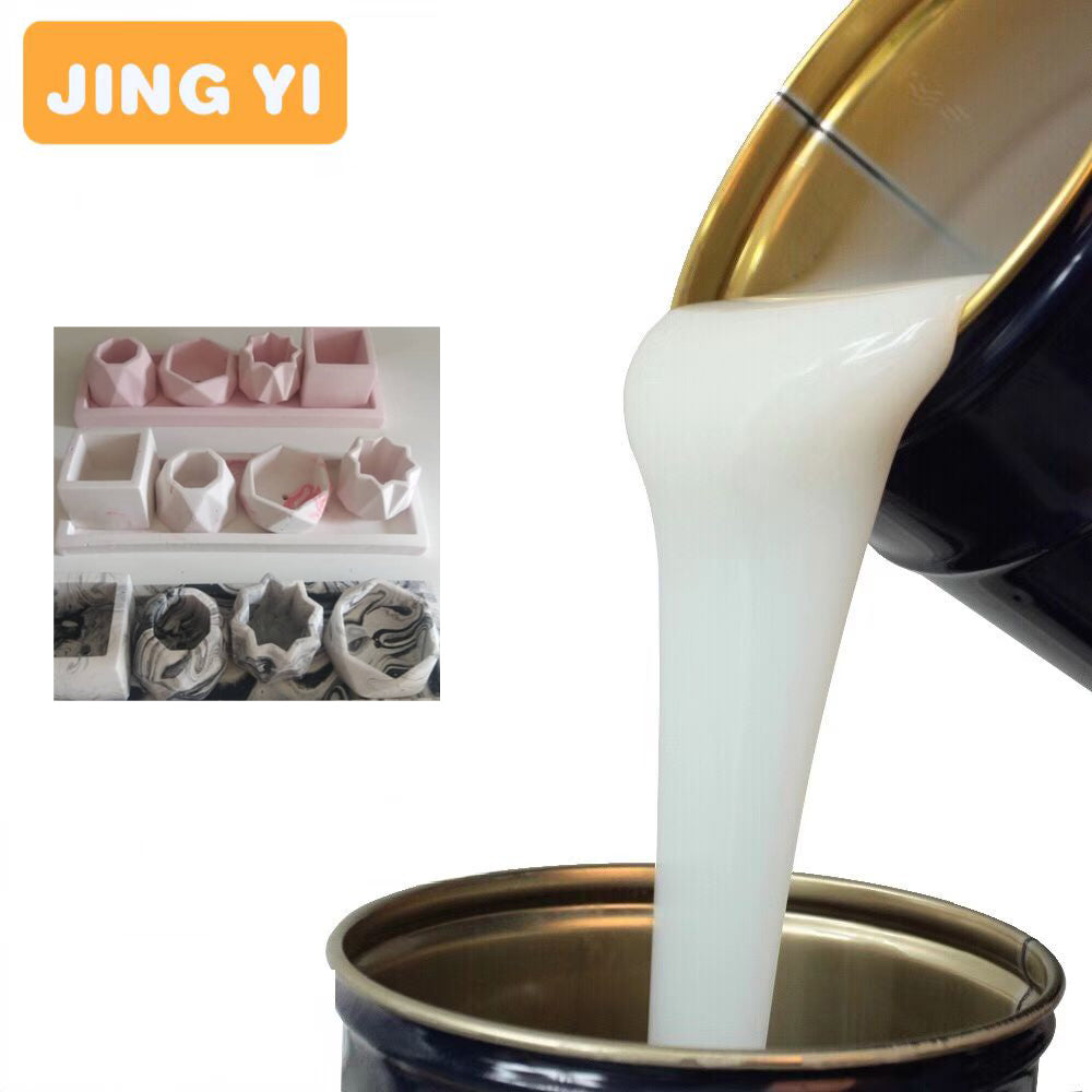 Good Mold Release Property Tin Cured Silicone Rubber for Concrete Cement Clay Mold DIY Plant Flowerpot Mold RTV2 Silicone Rubber