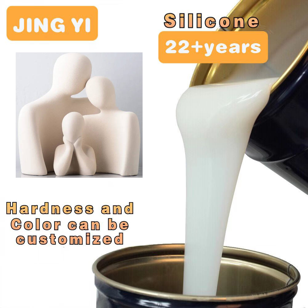 Factory Cheap Price Wholesale Top RTV 2 Silicone for Gypsum Statues Mold Plaster Craft Mould Making Liquid Silicone Rubber