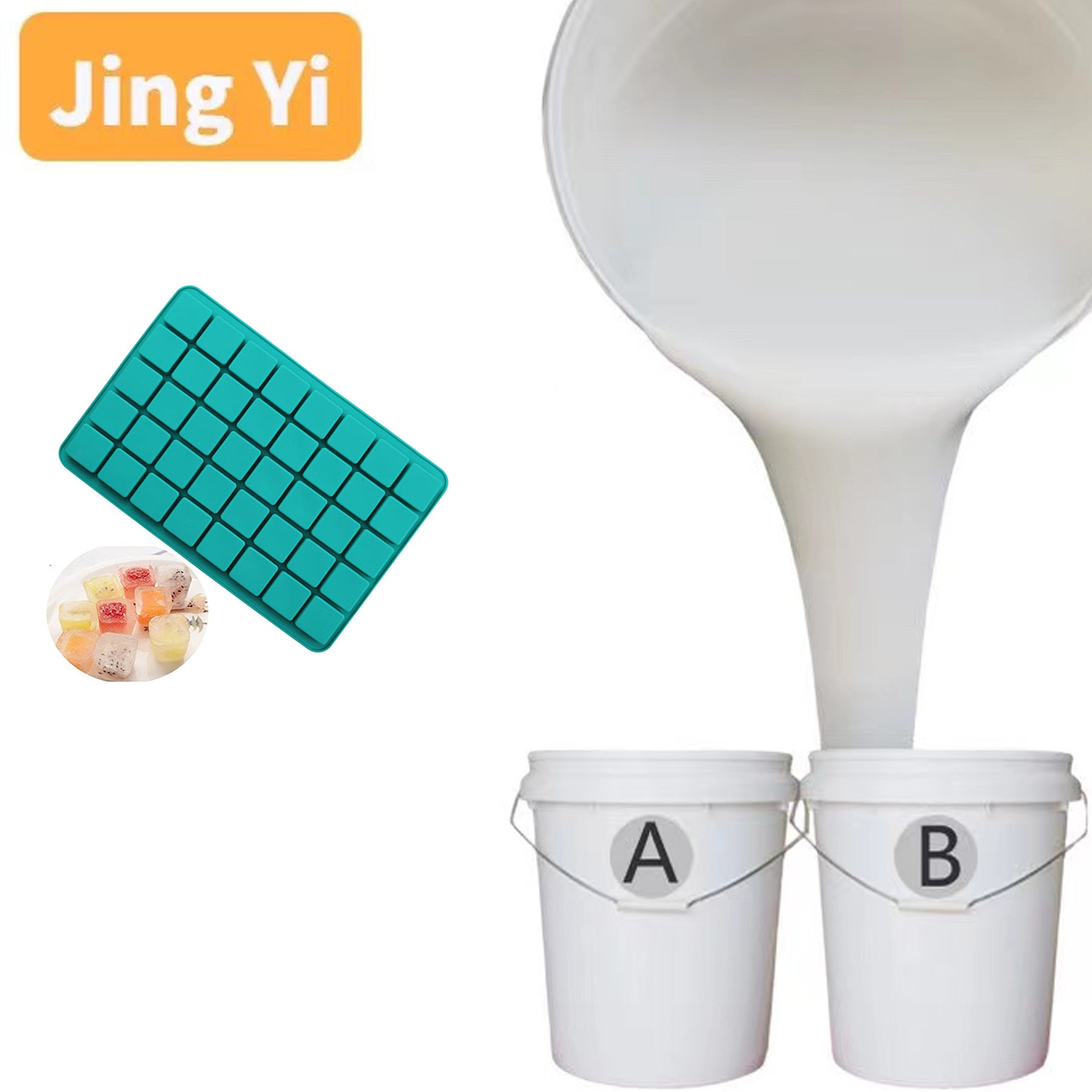 Over 22 Year Food Grade Silicone Rubber Addition Cured Silicone Rubber Candy Cake Mold