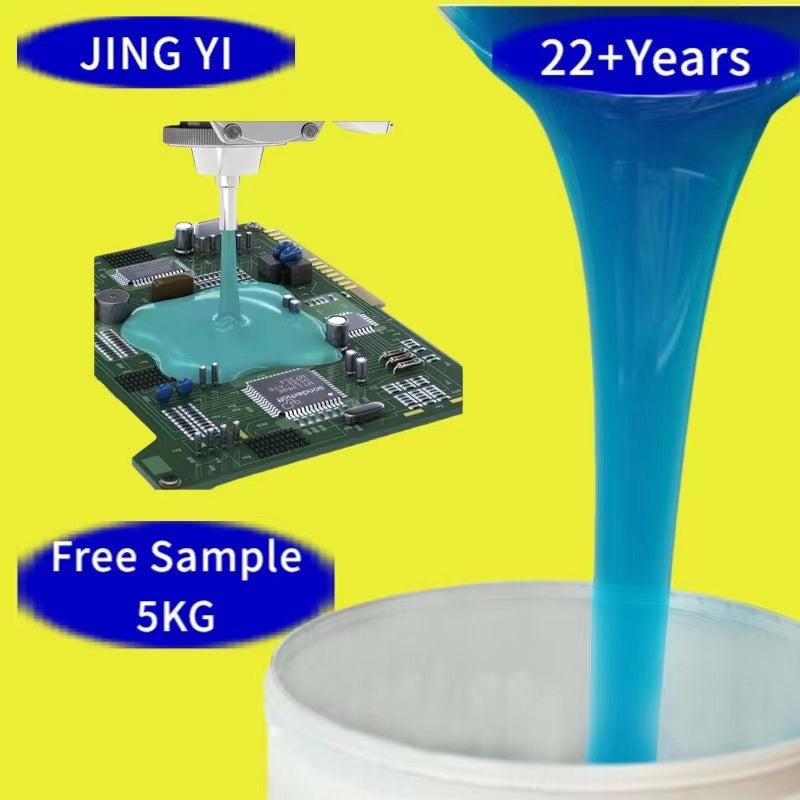 Free Sample 5KG Liquid Silicone Rubber Insulation for Power Moduld Circuit Board Pcb Transformer Instruments Moldes De Silicona