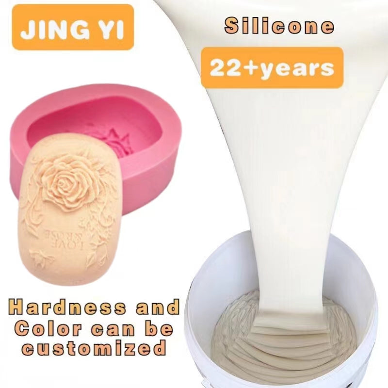 Free Sample Low Hardness 5 Shore Liquid Silicone Rubber for DIY Soap Candle Mold Making Silicone Rubber for Molds Making