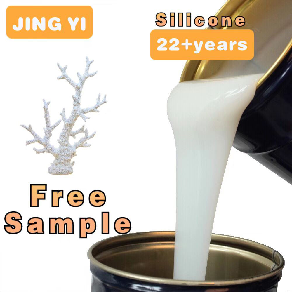 2024 New Liquid Silicone Rubber for Artificial Resin Coral Reef Sculpture Mold Wholesale High Transparent RTV2 Silicone Rubber