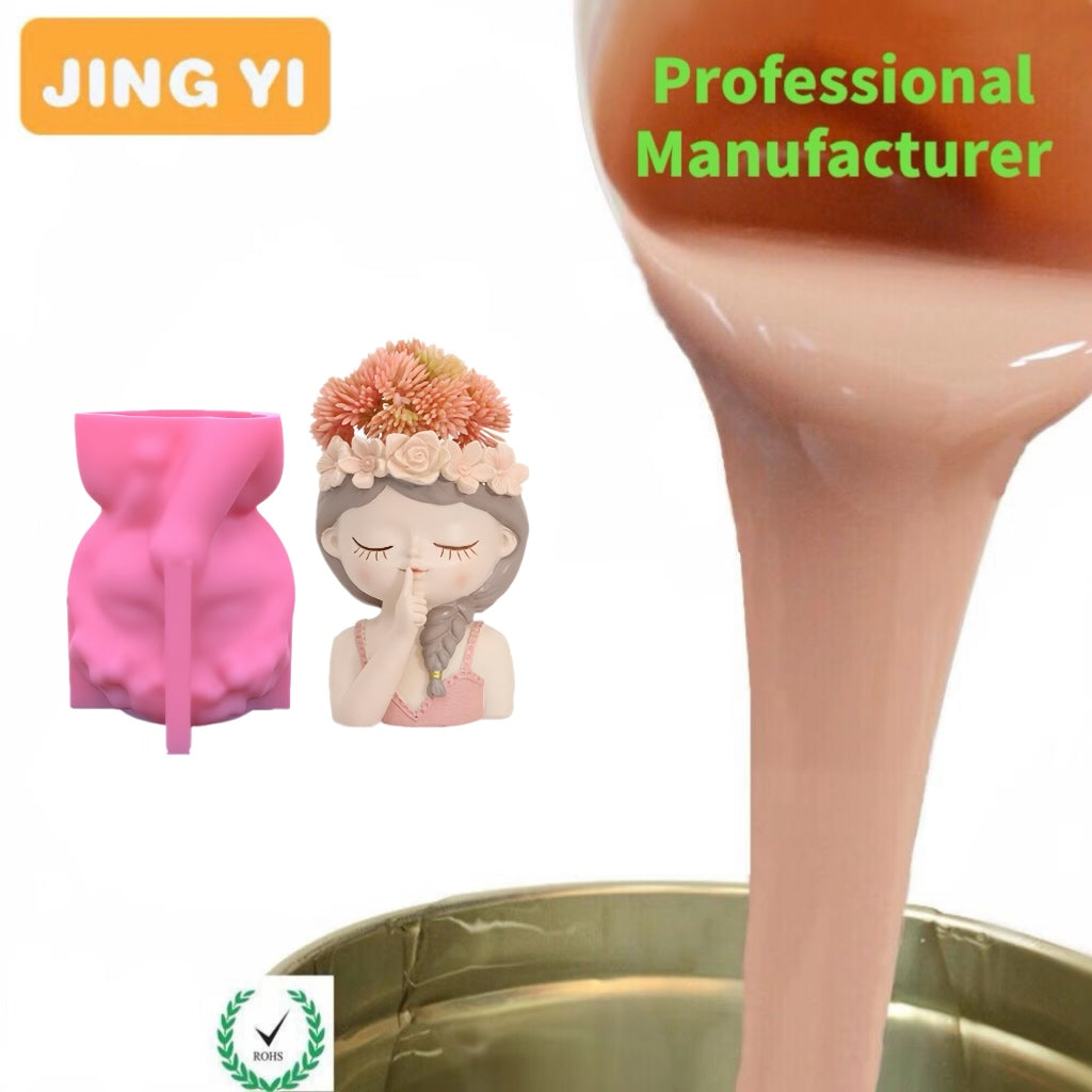 Spot Sales 2 Parts Silicone Rubber Liquid Inibaba Silicone Moulding RTV for Polyester Resins and Epoxy Resin Candle Mold