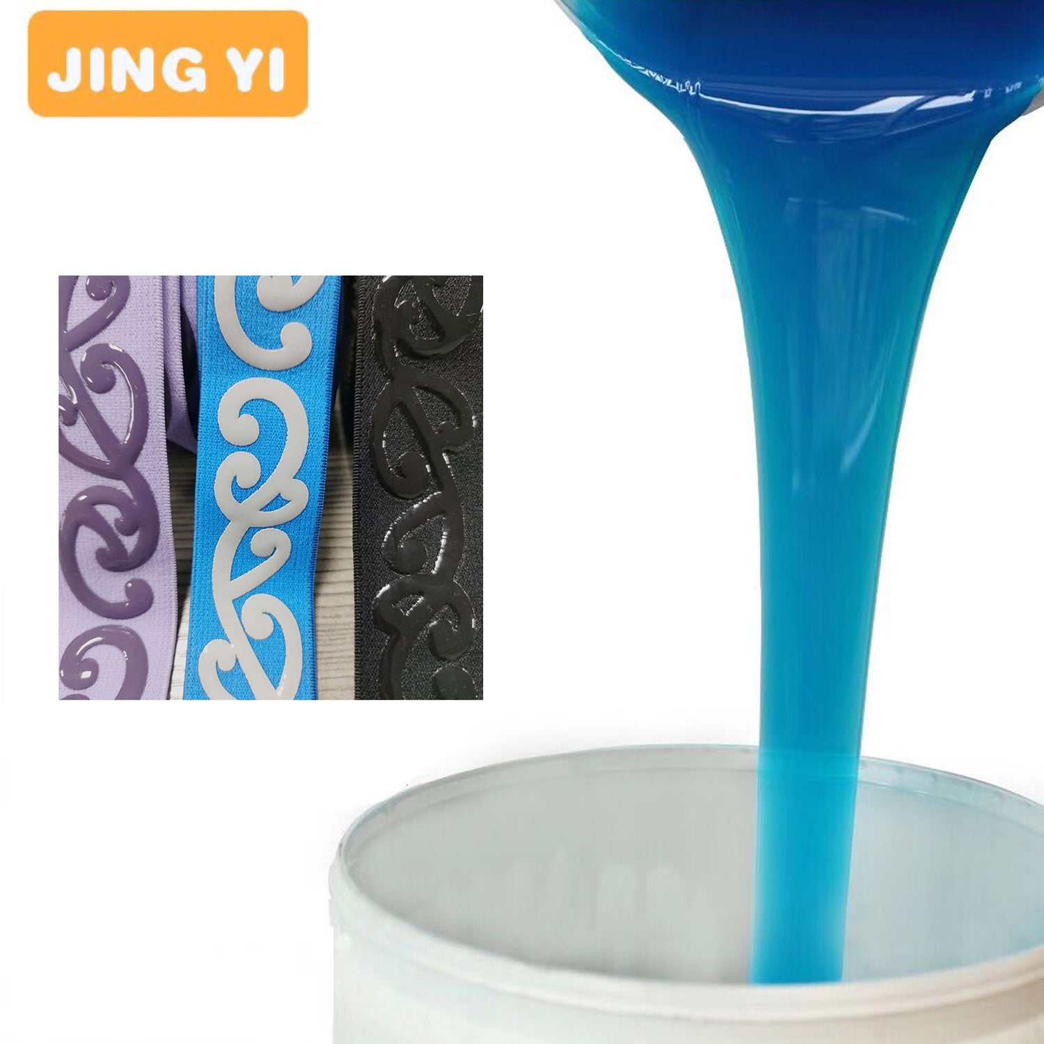 New Arrival 2024 High Quality Liquid Silicone for Clothing Embossed logo Dressing Tag Factory Wholesale RTV2 Silicone Rubber