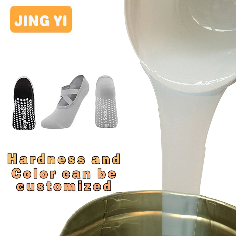 Factory Direct Sale Liquid Silicone for Anti-slip Socks Top Quality Embossed Silicone Printing Dressing Tag Silicone Rubber