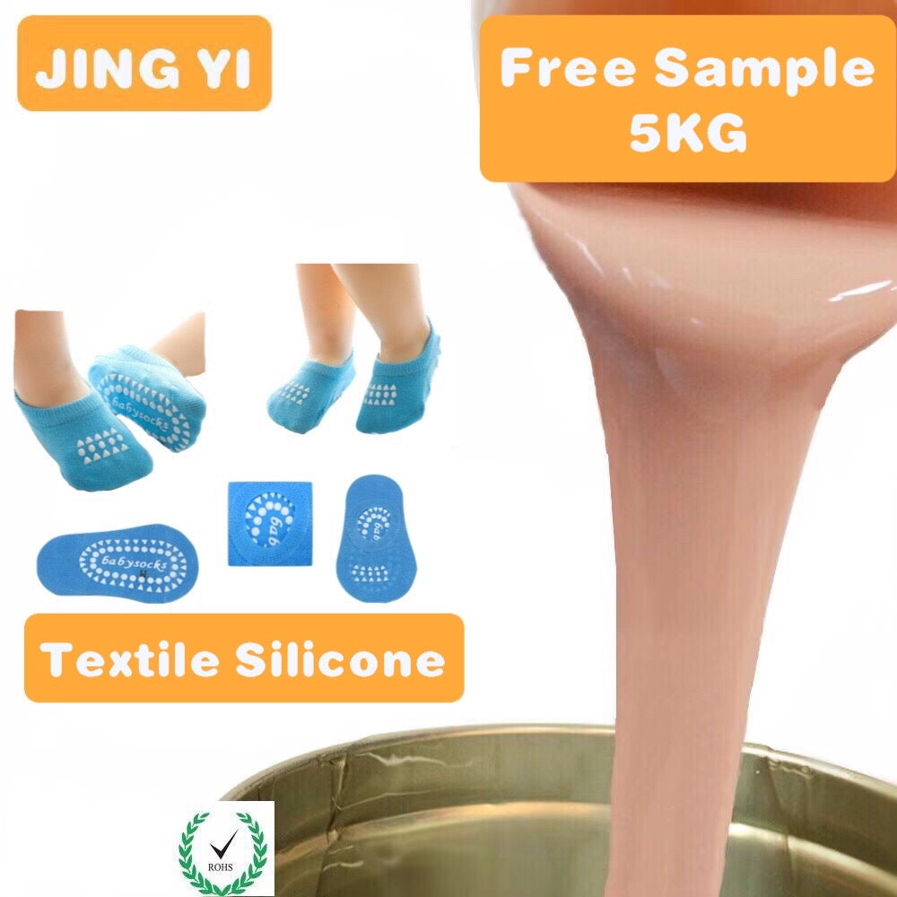 Manufacturer Production Liquid Silicone for Silicone for Non-slip Liquid Silicone Rubber on Yoga Socks, Printing Inks