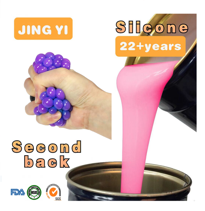Wholesale Food Grade Rtv 2 Super Soft Liquid Silicone Rubber for DIY Decompression Toys Gift Making Squeezing Toy Raw Material