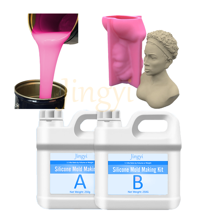 Fast-Cure RTV-2 Silicone Rubber High-Strength Premium Liquid Silicone Rubber for Ideal Plaster States Scultptures Mold Making