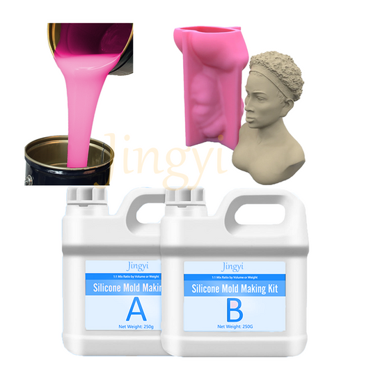 Fast-Cure RTV-2 Silicone Rubber High-Strength Premium Liquid Silicone Rubber for Ideal Plaster States Scultptures Mold Making