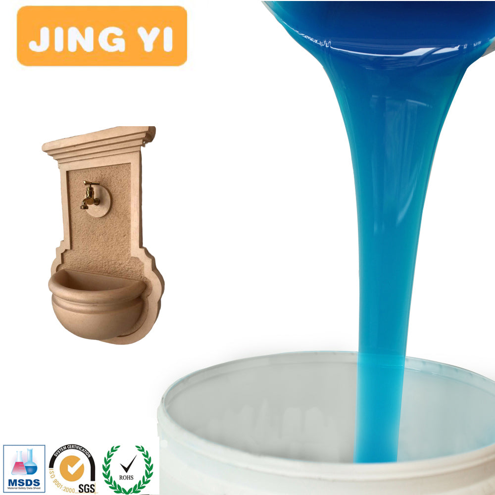 2024 Transparent Liquid Silicone Rubber for Concrete Mold Cement Wall Fountain Mold Clear Mould Making Liquid Silicone Rubber