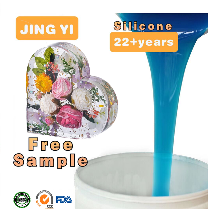 Popular Design Silicone Rubber for Flower 3D Specimens Resin Artwork Geometric Epoxy Crafting Molding Liquid Silicone Rubber
