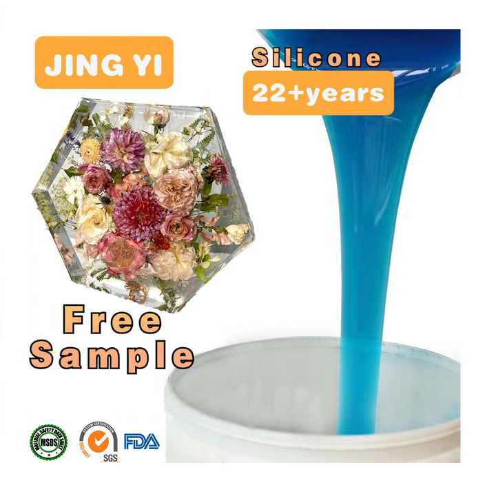 New Design Silicone Rubber for Resin Specimen Crafts 3D Epoxy Flower Craft Floral Gift Collectibles Silicone Rubber Material