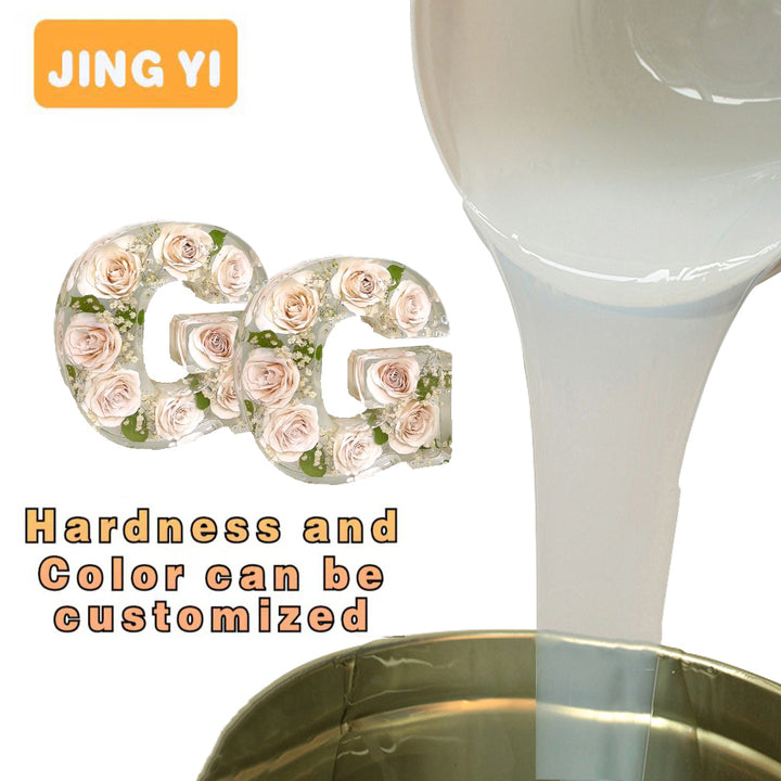 2024 China New Products clear Liquid Silicone for Pressed Flower Art Products Fast Delivery Transparent Silicone Rubber