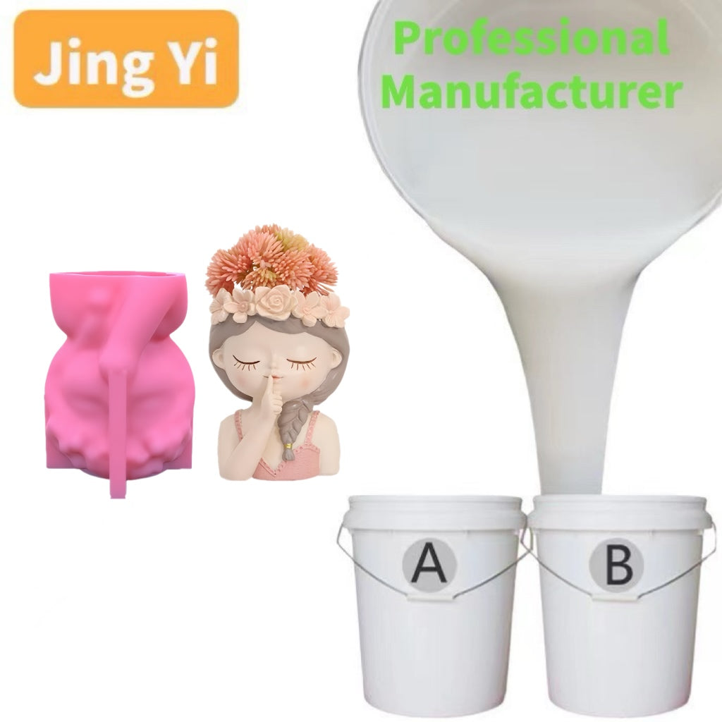 Spot Sales 2 Parts Silicone Rubber Liquid Inibaba Silicone Moulding RTV for Polyester Resins and Epoxy Resin Candle Mold