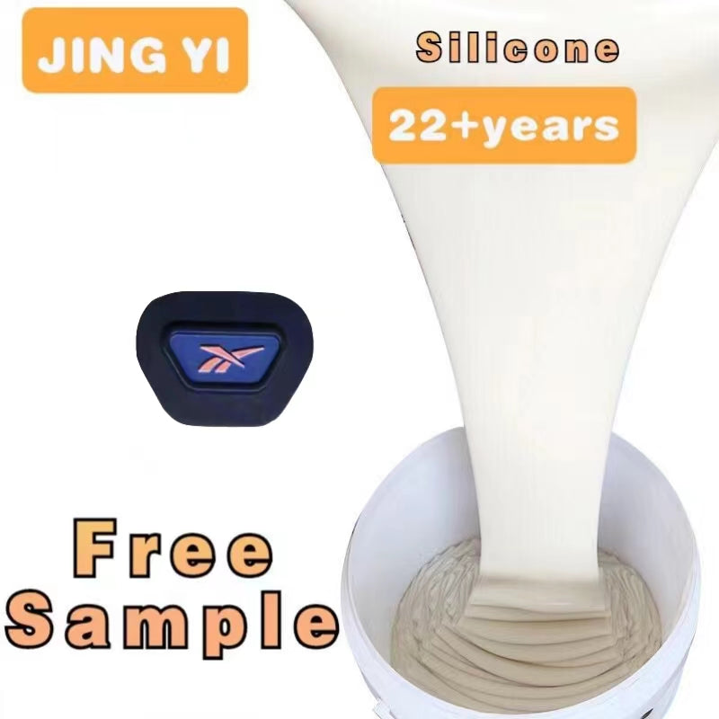 Free Sample Transparent Liquid Silicone for Fabric Platinum Cured Silicone Rubber for Dressing Tag/Textile Silicone Rubber